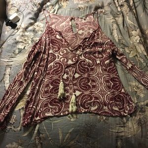 Long sleeve flowy shirt